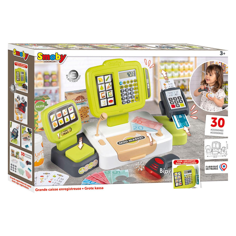 Afbeelding laden in galerijviewer, Smoby Kassa met Accessoires, 30dlg.
