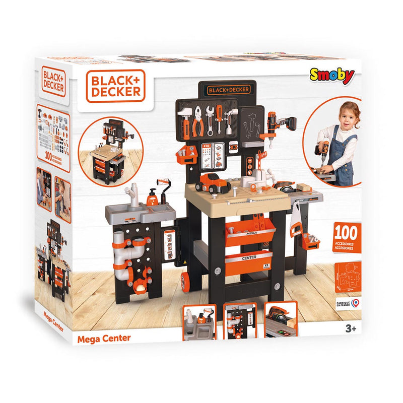 Afbeelding laden in galerijviewer, Smoby Black Decker Mega Center, 100dlg.
