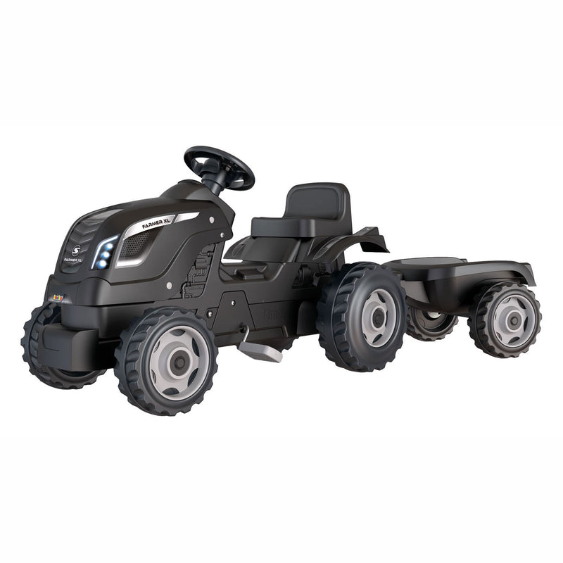 Afbeelding laden in galerijviewer, Smoby farmer xl traptractor met trailer zwart
