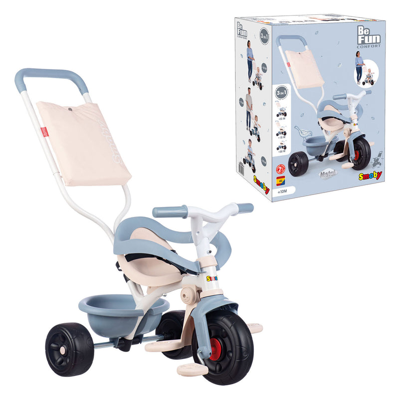 Afbeelding laden in galerijviewer, Smoby be fun comfort drie wieler blauw
