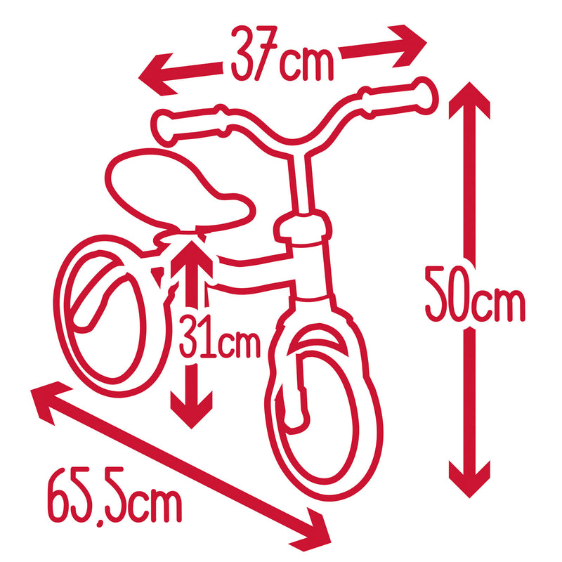 Afbeelding laden in galerijviewer, Smoby Rookie Balance Bike Loopfiets
