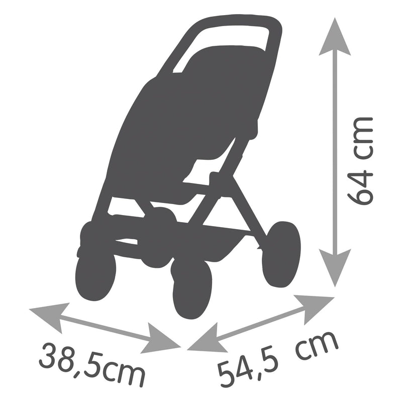 Afbeelding laden in galerijviewer, Smoby Maxi-Cosi Poppenwagen Sage voor 2 Poppen
