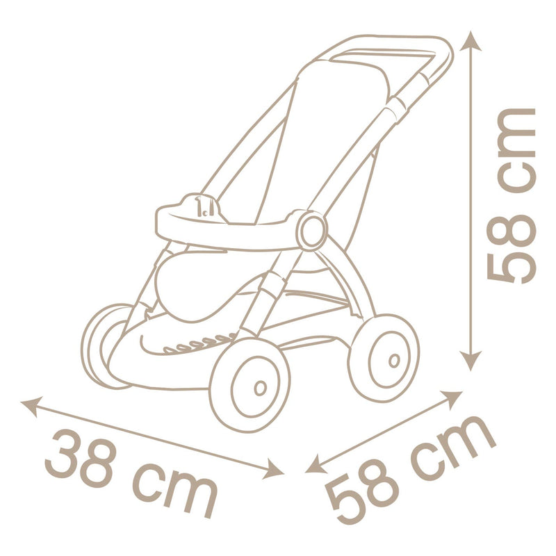 Afbeelding laden in galerijviewer, Smoby - Baby Nurse Poppenwagen
