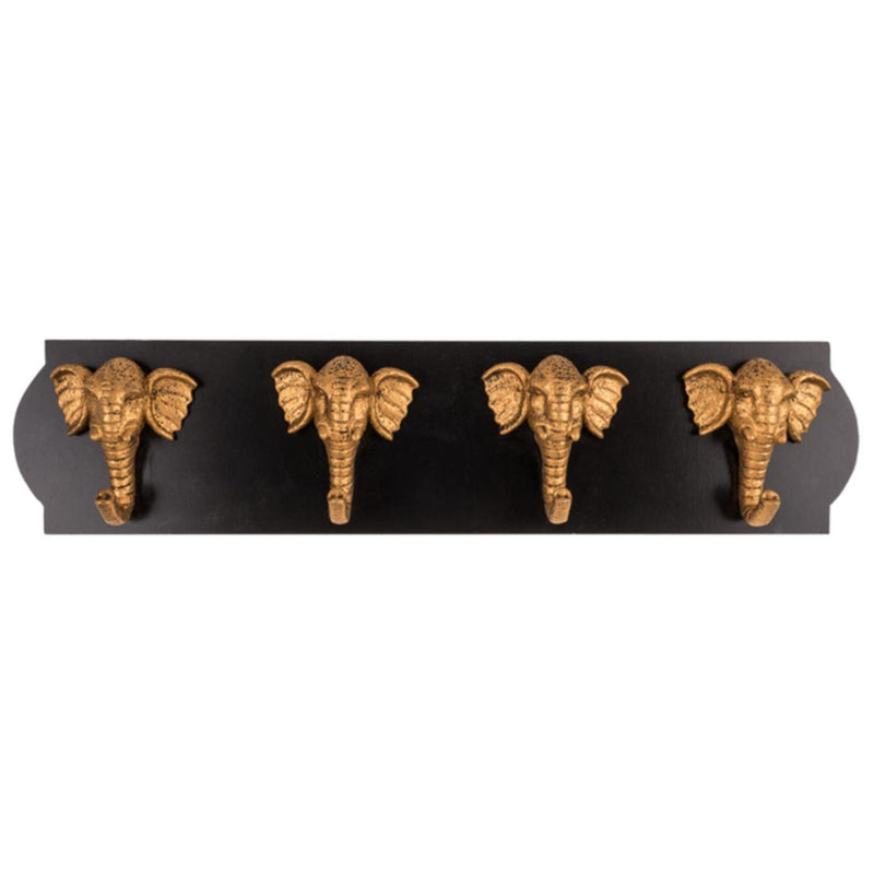Afbeelding laden in galerijviewer, Ootb houten kapstok olifant ca. 48x11x5,5cm
