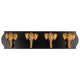Ootb houten kapstok olifant ca. 48x11x5,5cm