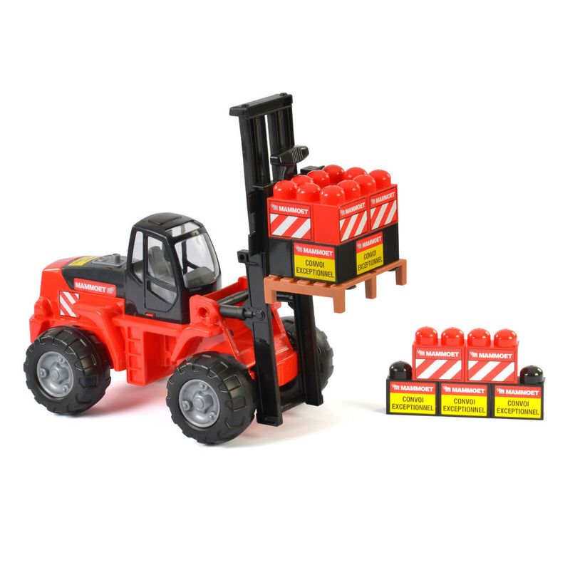 Afbeelding laden in galerijviewer, Mammoet toys mammoet heftruck met bouwblokken
