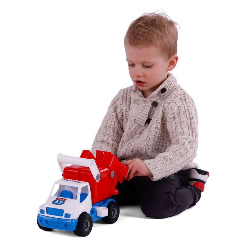 Afbeelding laden in galerijviewer, Cavallino grip vuilniswagen met rubberbanden, 29cm
