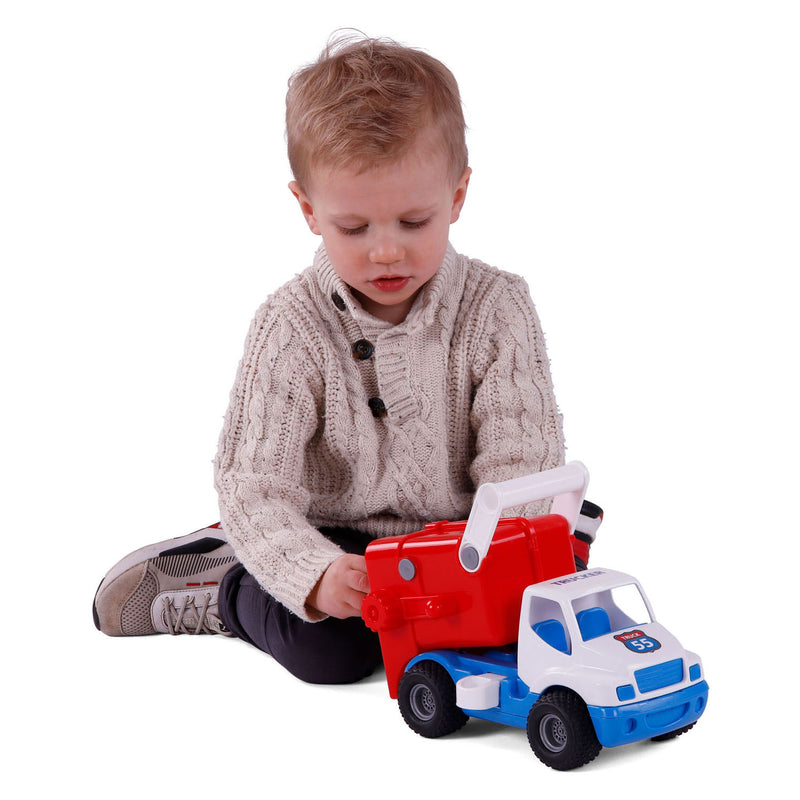 Afbeelding laden in galerijviewer, Cavallino grip vuilniswagen met rubberbanden, 29cm
