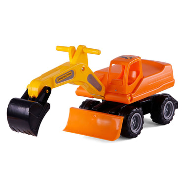 Cavallino mega graafmachine loopauto oranje, 79cm