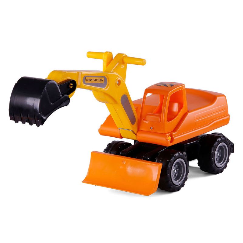Afbeelding laden in galerijviewer, Cavallino mega graafmachine loopauto oranje, 79cm
