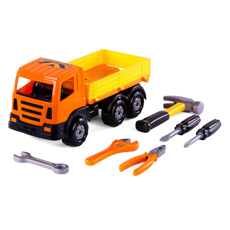 Afbeelding laden in galerijviewer, Cavallino xl kiepvrachtenwagen met gereedschap, 6dlg.
