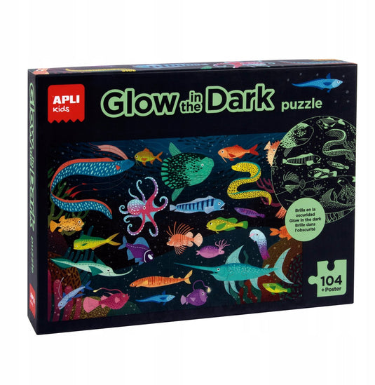 Apli kids oceaan puzzel 104 stukjes - lichtgevend in het donker