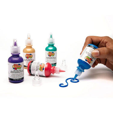 Scribbles • 3d textielverf glanzend 29,5ml dieprood