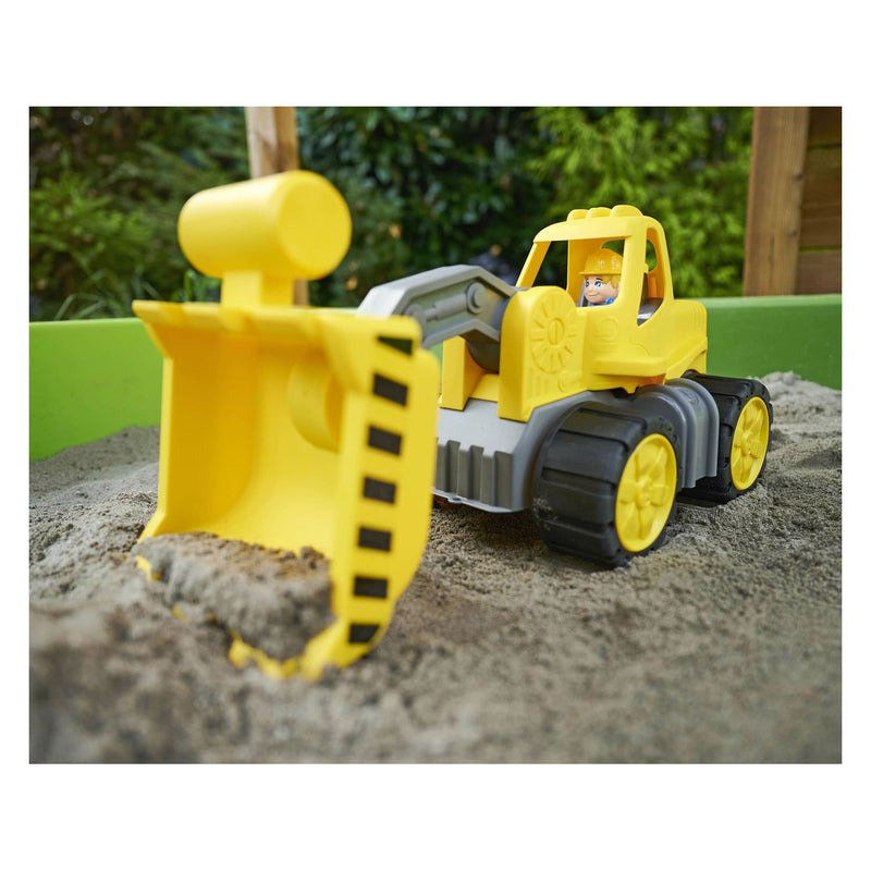 Afbeelding laden in galerijviewer, Big power worker wiellader + figuur - zandbak - speelgoedvoertuig
