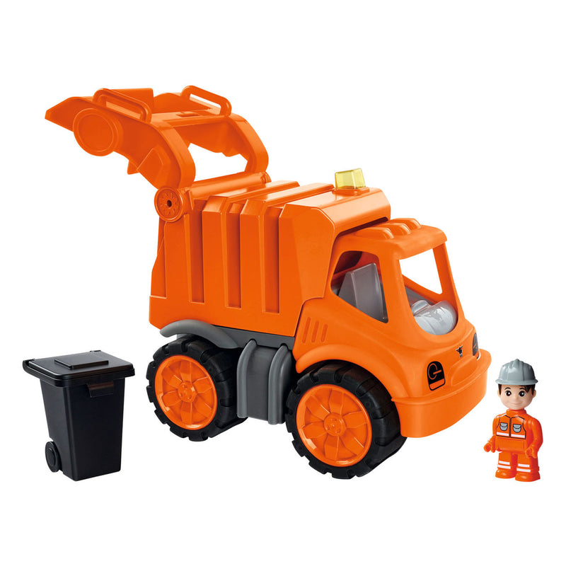 Afbeelding laden in galerijviewer, Big power worker midi vuilniswagen met figuur
