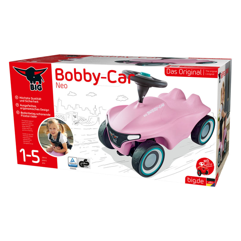 Afbeelding laden in galerijviewer, Big bobby car neo roze loopauto
