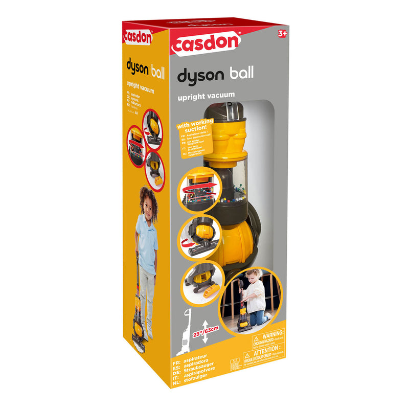 Afbeelding laden in galerijviewer, Casdon dyson ball speelgoed stofzuiger - realistisch kinderspeelgoed.
