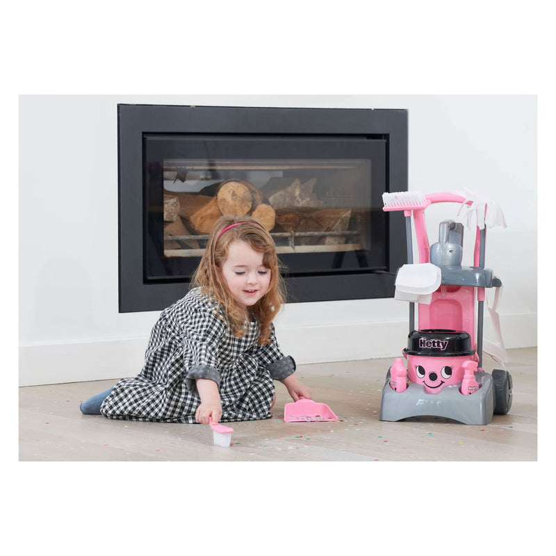 Afbeelding laden in galerijviewer, Casdon schoonmaak trolley hetty deluxe speelset
