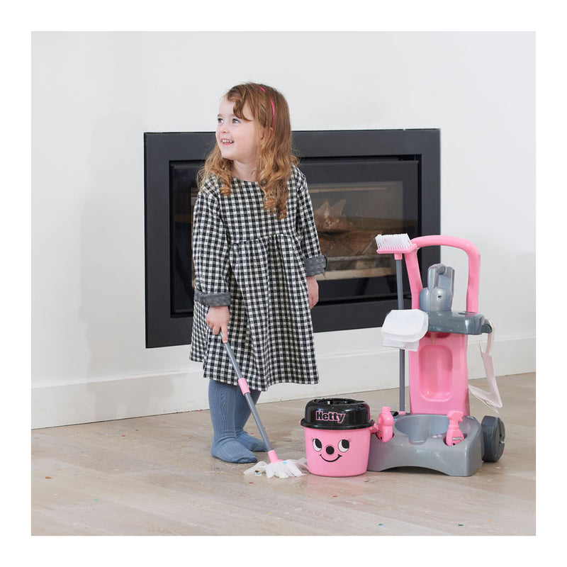 Afbeelding laden in galerijviewer, Casdon schoonmaak trolley hetty deluxe speelset
