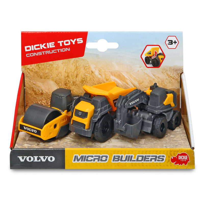 Afbeelding laden in galerijviewer, Dickie Volvo Micro Werkvoertuigen, 3st.

