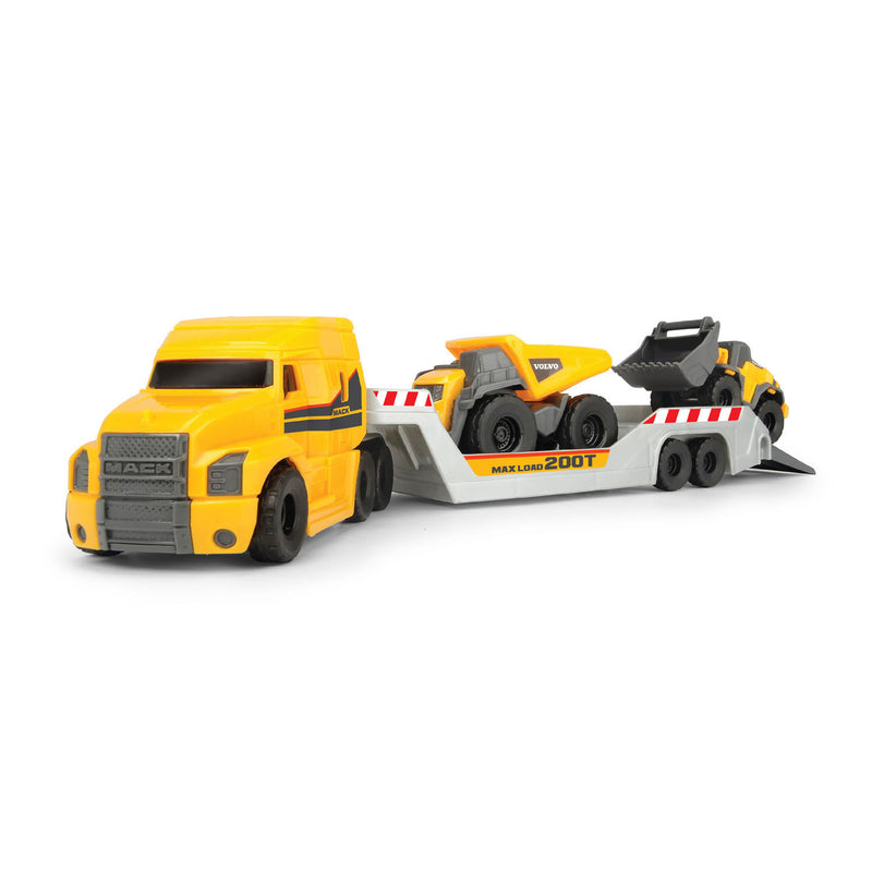 Afbeelding laden in galerijviewer, Dickie volvo micro transporter met werkvoertuigen
