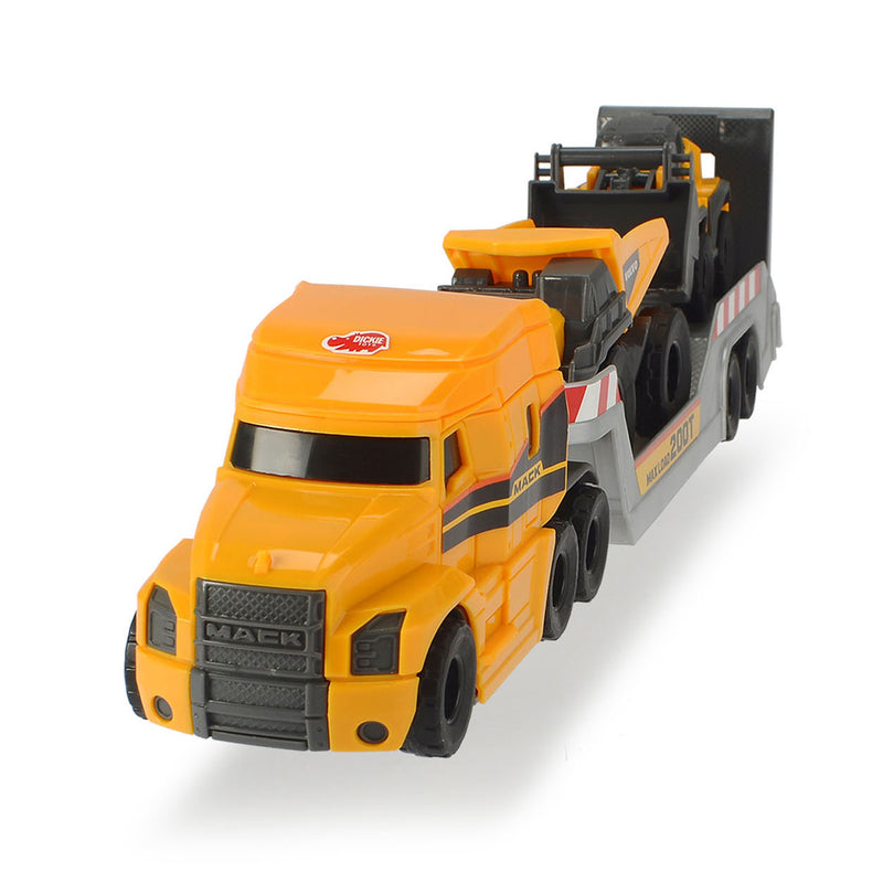 Afbeelding laden in galerijviewer, Dickie volvo micro transporter met werkvoertuigen
