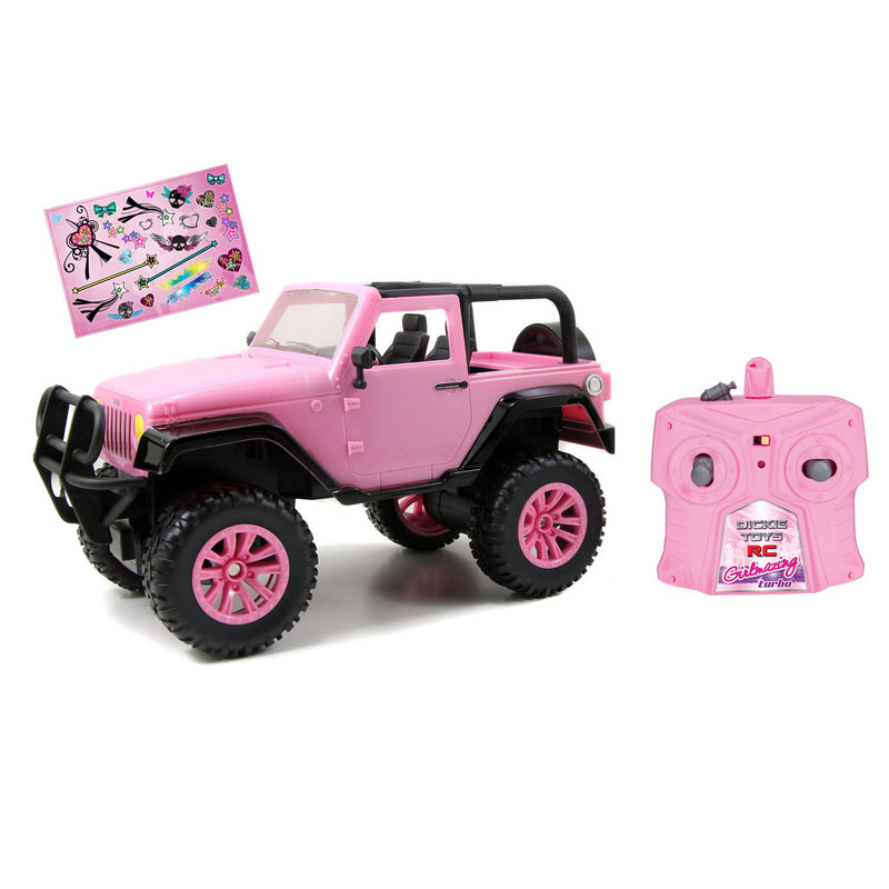Afbeelding laden in galerijviewer, Dickie RC Jeep Wrangler Roze
