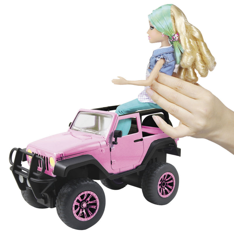 Afbeelding laden in galerijviewer, Dickie RC Jeep Wrangler Roze
