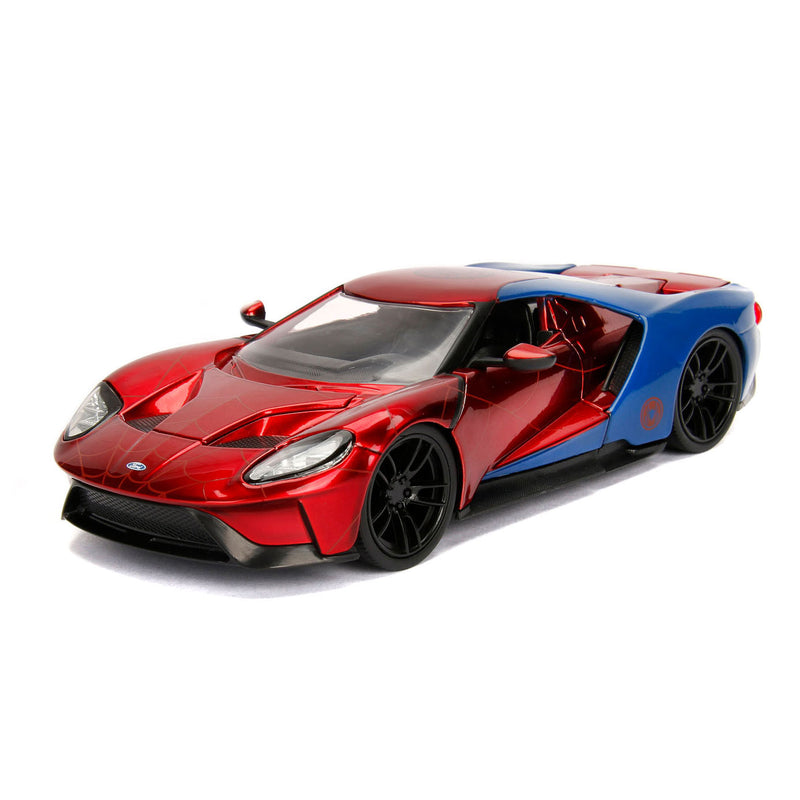 Afbeelding laden in galerijviewer, Jada Marvel Spiderman 2017 Ford GT 1:24
