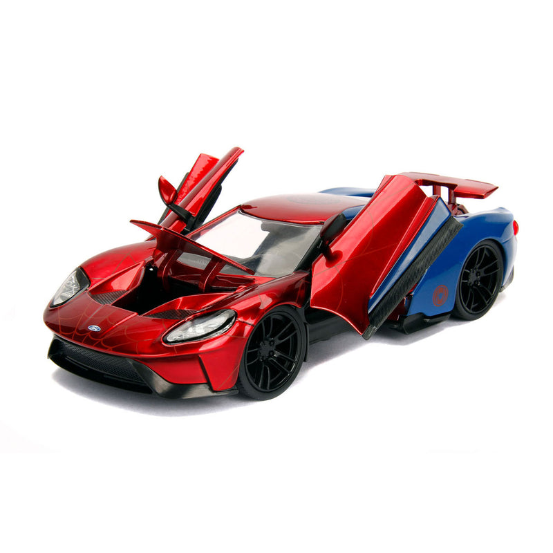 Afbeelding laden in galerijviewer, Jada Marvel Spiderman 2017 Ford GT 1:24

