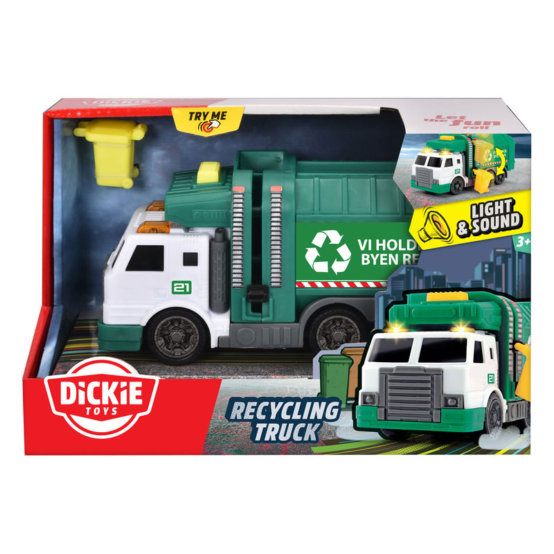 Afbeelding laden in galerijviewer, Dickie Recycle Vrachtwagen met Licht en Geluid
