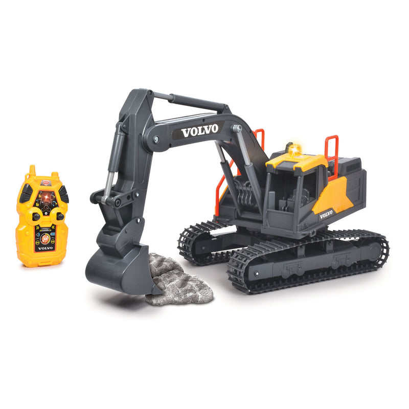 Afbeelding laden in galerijviewer, Dickie toys rc volvo graafmachine - vanaf 3 jaar - licht en geluid - bestuurbaar
