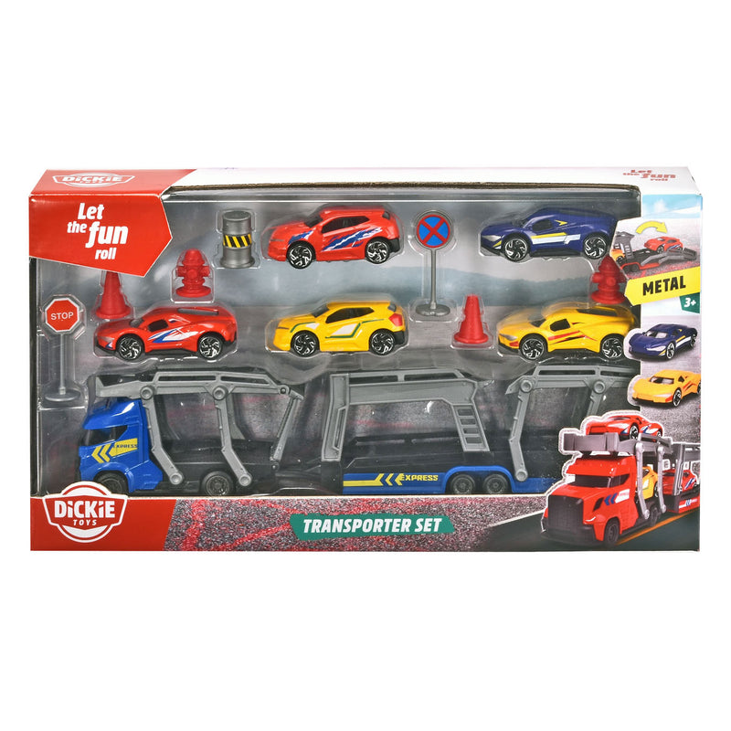 Afbeelding laden in galerijviewer, Dickie transporter set
