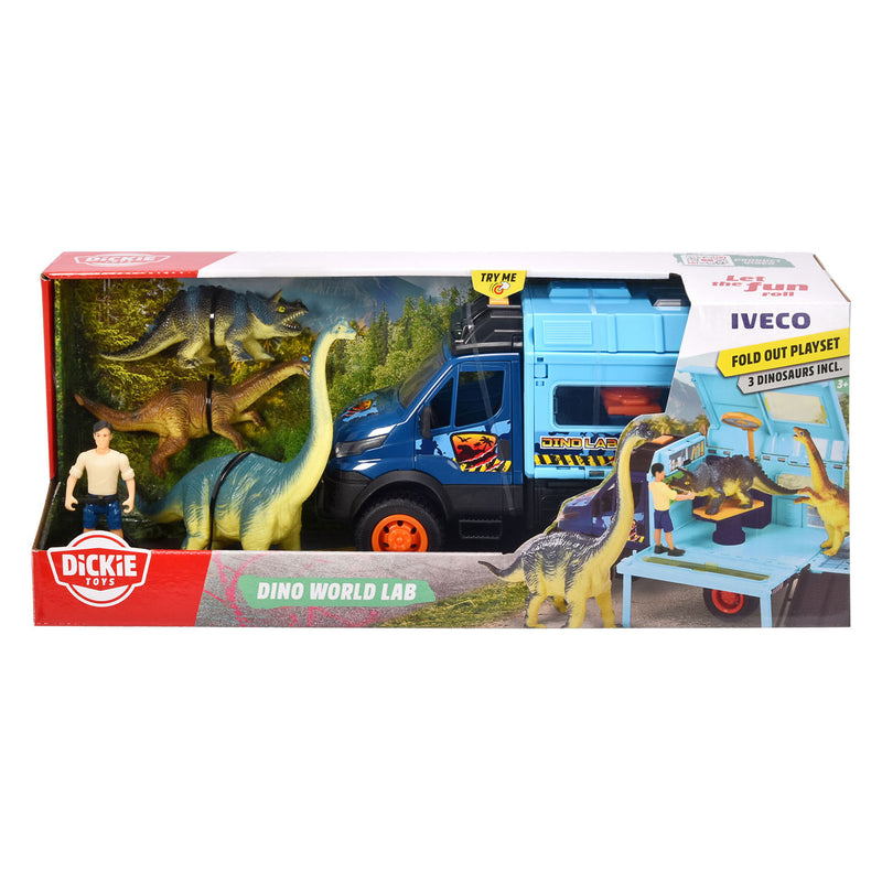 Afbeelding laden in galerijviewer, Dickie Dino World Lab Vrachtwagen Speelset
