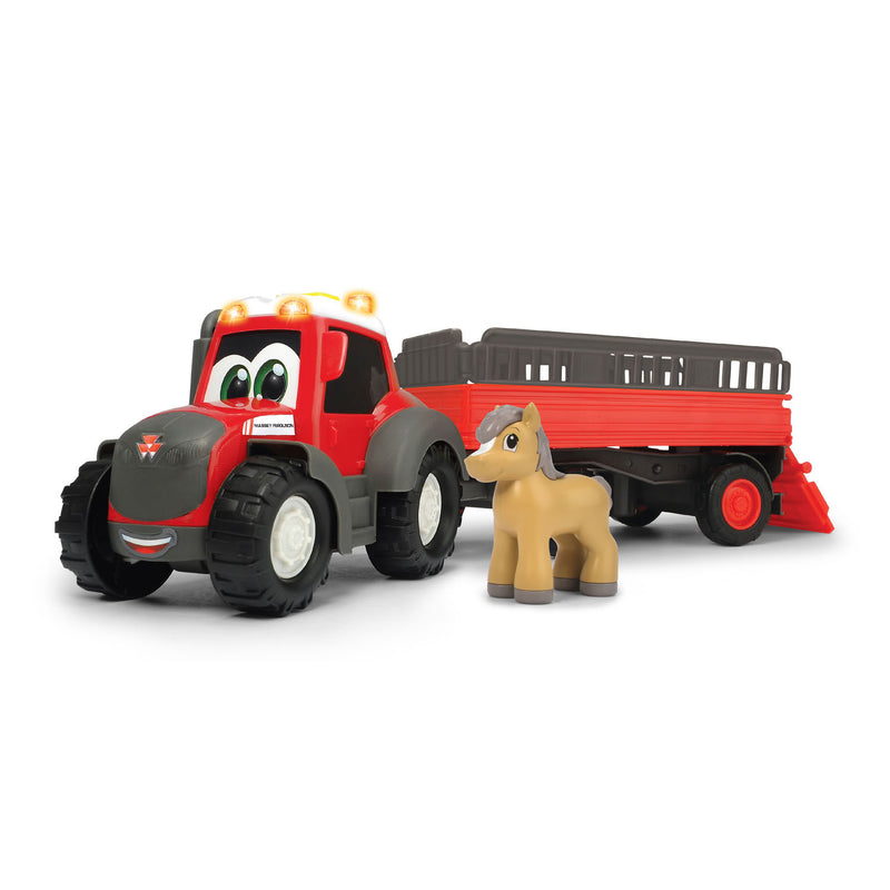 Afbeelding laden in galerijviewer, ABC Massey Ferguson met Trailer en Paard
