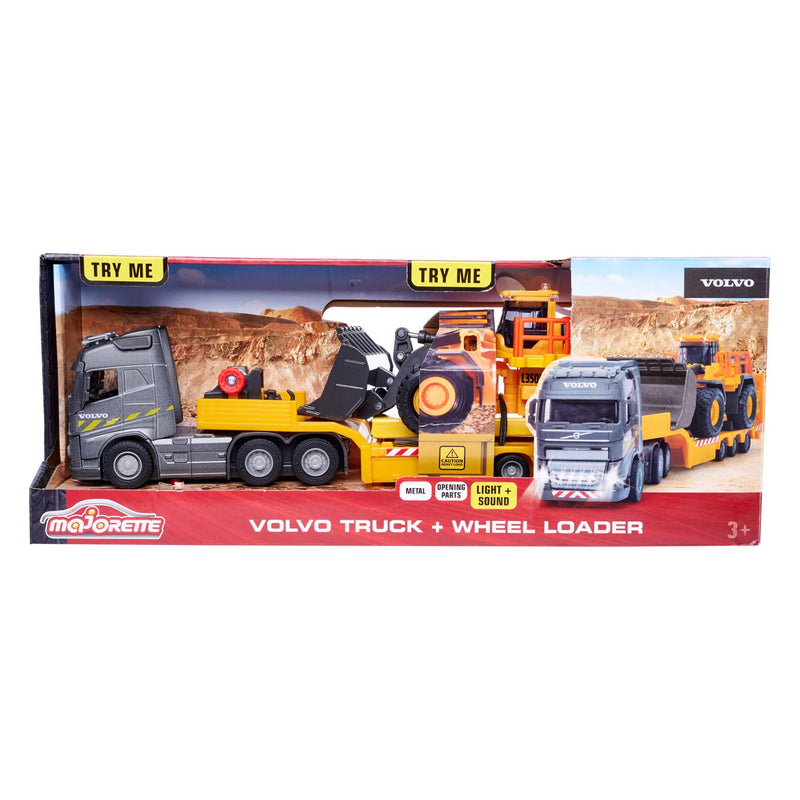 Afbeelding laden in galerijviewer, Majorette Volvo Vrachtwagen met Shovel
