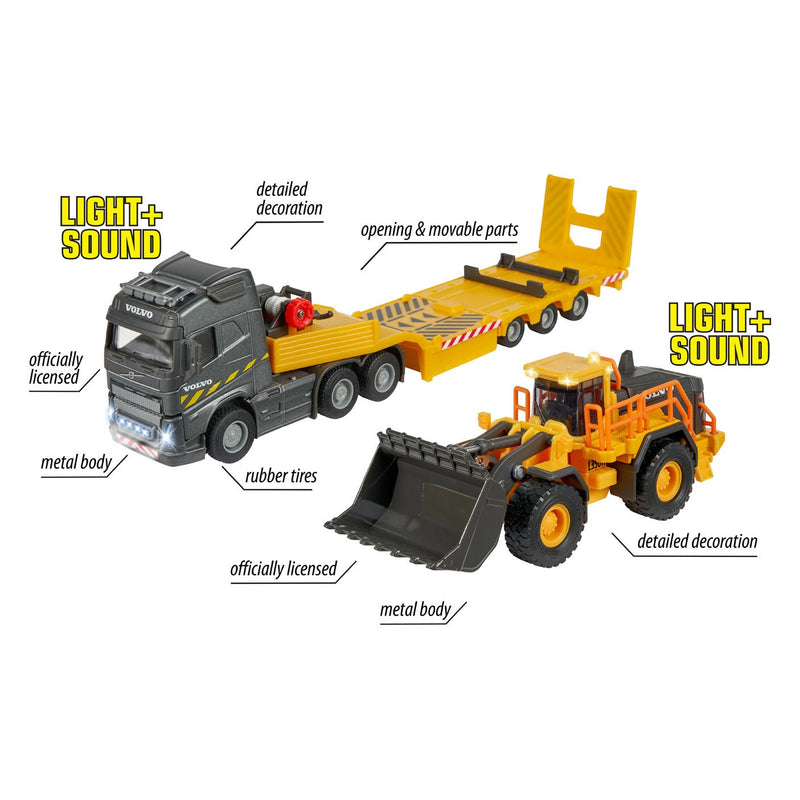 Afbeelding laden in galerijviewer, Majorette Volvo Vrachtwagen met Shovel
