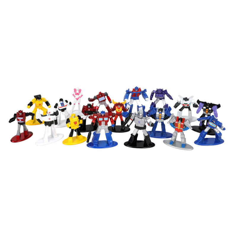 Afbeelding laden in galerijviewer, Jada Toys Transformers Nano Wave 1 Speelfiguren 18st.
