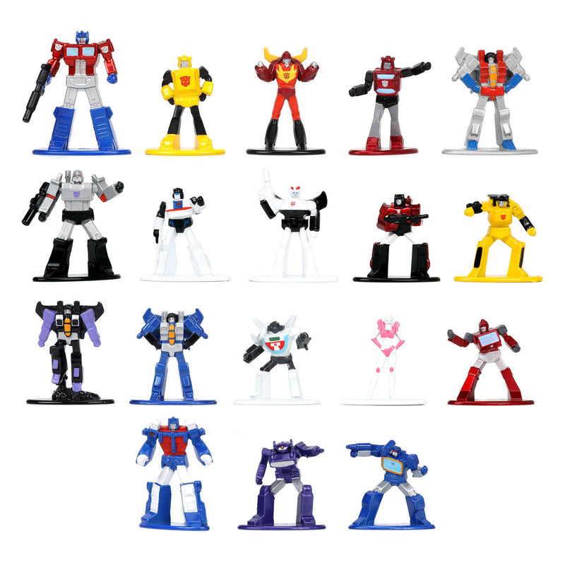 Afbeelding laden in galerijviewer, Jada Toys Transformers Nano Wave 1 Speelfiguren 18st.
