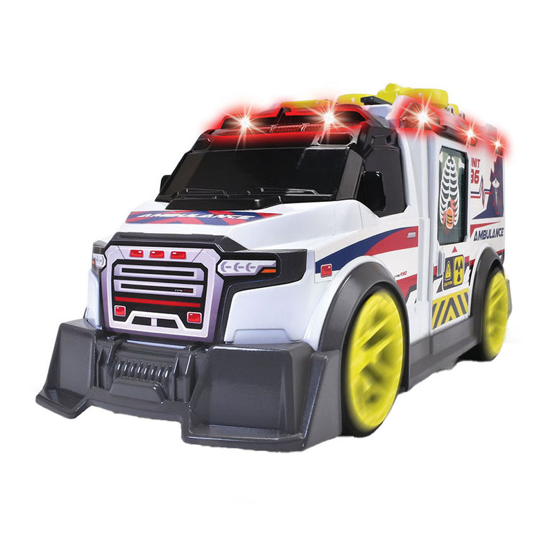 Afbeelding laden in galerijviewer, Dickie toys 203307003, ziekenauto, 3 jaar, aa, rood, wit - 203307003
