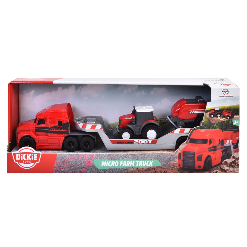Afbeelding laden in galerijviewer, Dickie Massey Ferguson Vrachtwagen met Tractor
