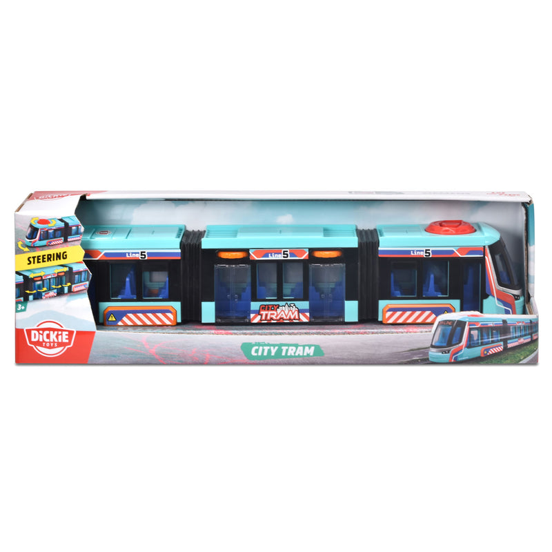 Afbeelding laden in galerijviewer, Dickie toys - siemens tram - 41,5 cm - stuurmechanisme op het dak - vanaf 3 jaar - speelgoedvoertuig
