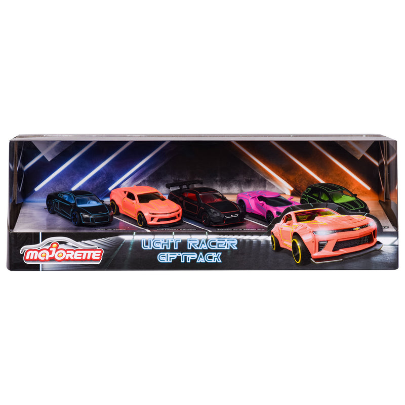 Afbeelding laden in galerijviewer, Majorette Light Racers Auto's Giftpack, 5st.
