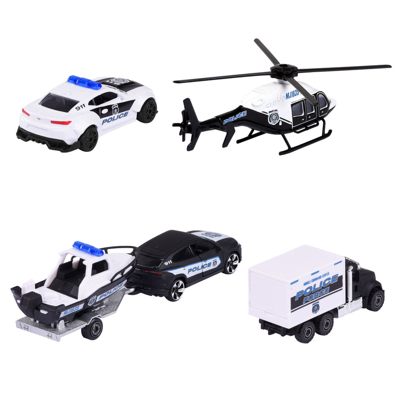 Afbeelding laden in galerijviewer, Majorette Police Force Auto's Giftpack, 4st.
