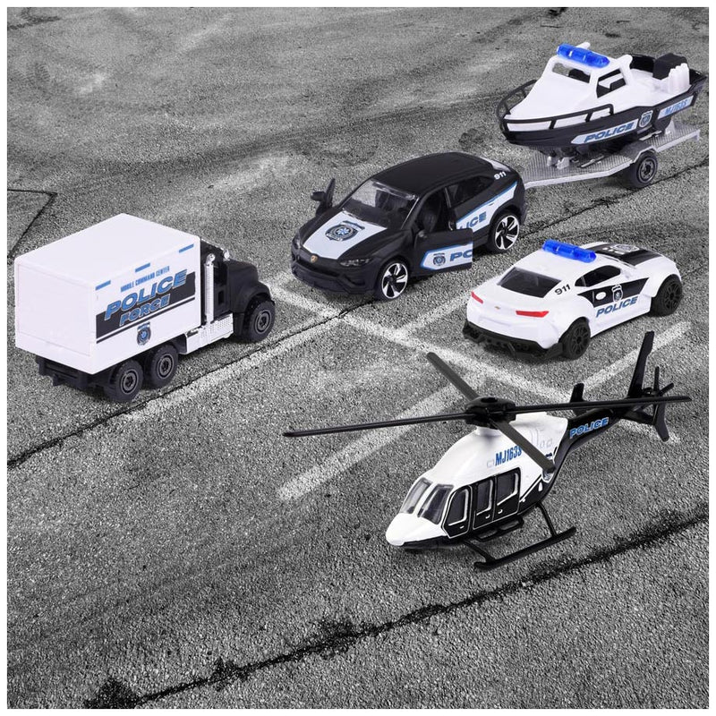 Afbeelding laden in galerijviewer, Majorette Police Force Auto's Giftpack, 4st.
