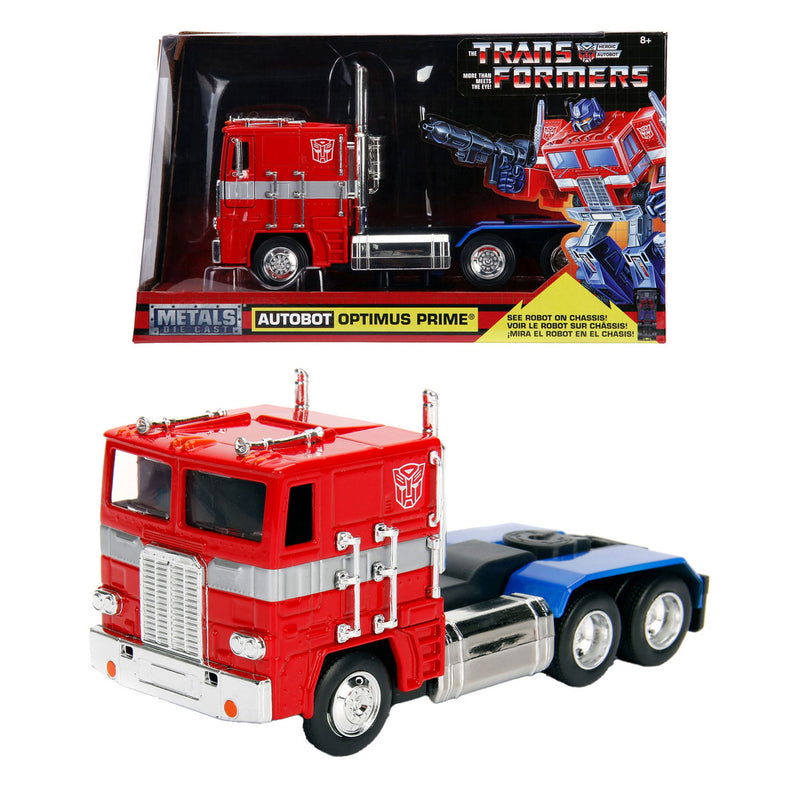 Afbeelding laden in galerijviewer, Jada toys jada die-cast g1 optimus prime 1:24
