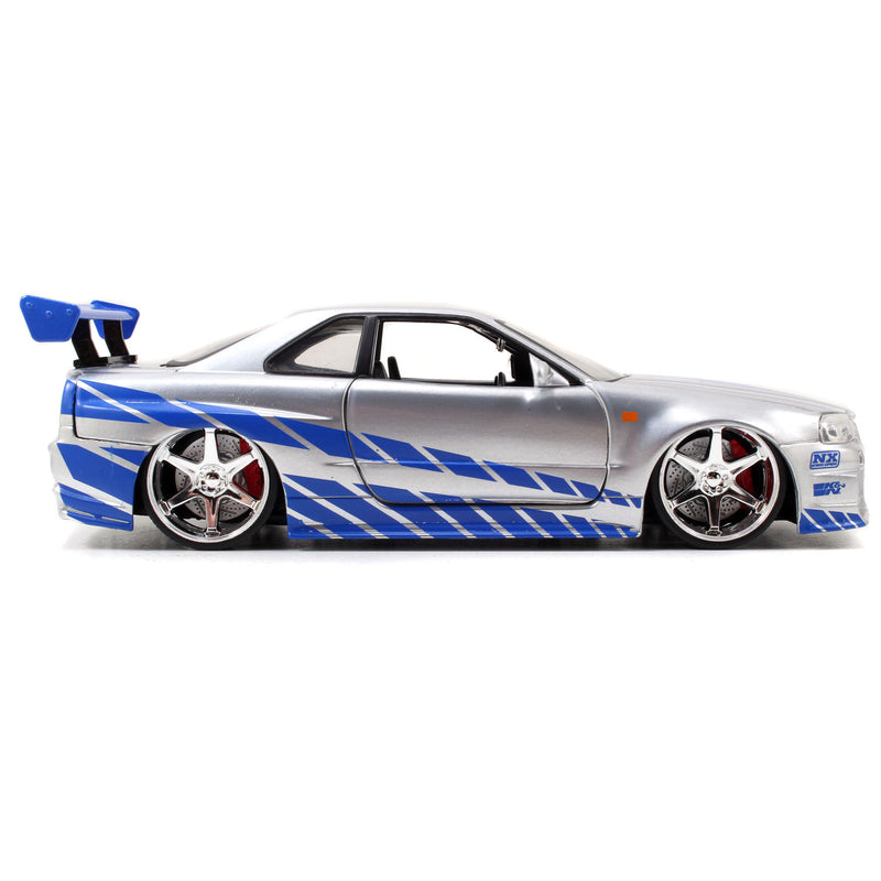 Afbeelding laden in galerijviewer, Jada Toys Jada Die-Cast Fast Furious 2002 Nissan Skyline 1:24
