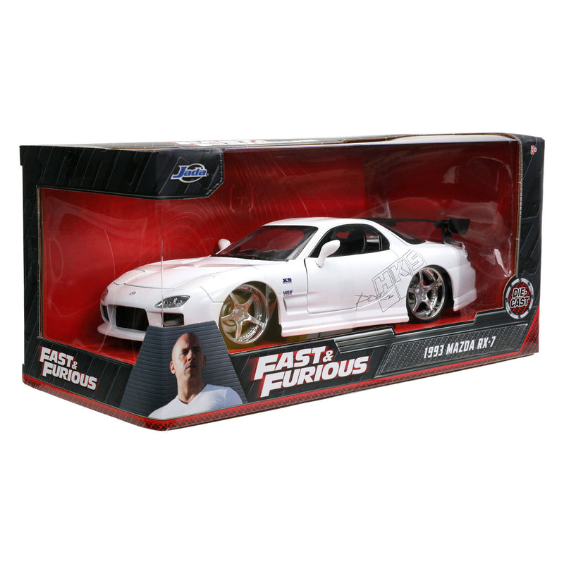 Afbeelding laden in galerijviewer, Jada Die-Cast Fast Furious 1993 Mazda RX-7 Raceauto 1:24

