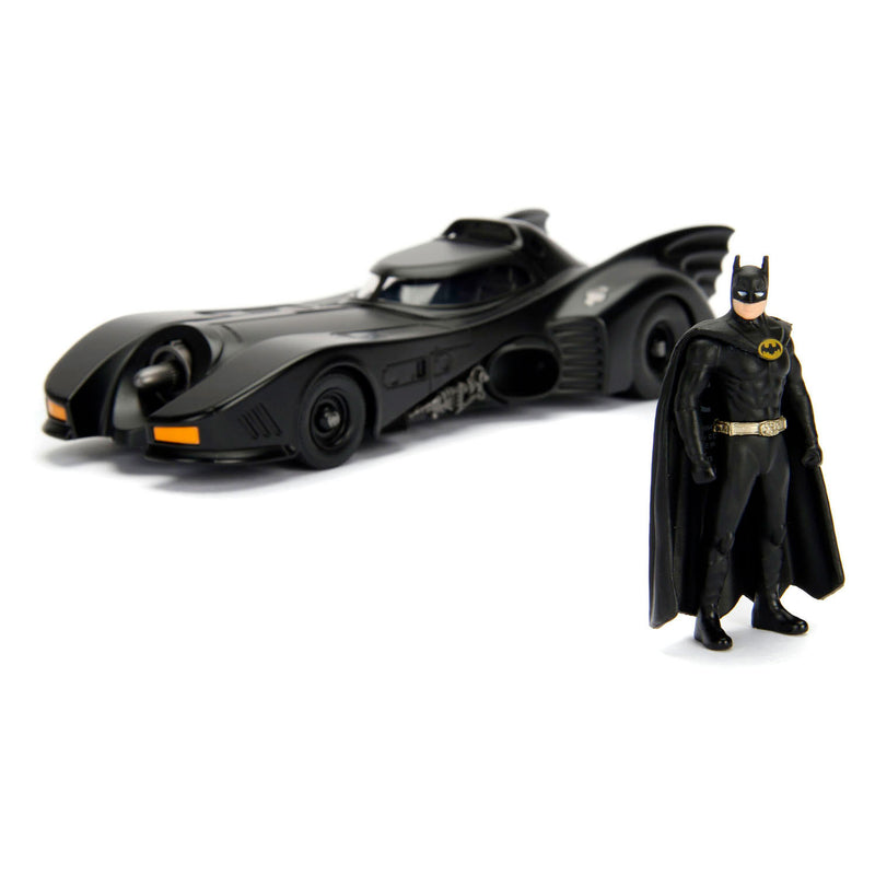 Afbeelding laden in galerijviewer, Jada toys - batman en batmobile 1989 - schaal 1:24 - die-cast - vanaf 8 jaar - speelgoedvoertuig
