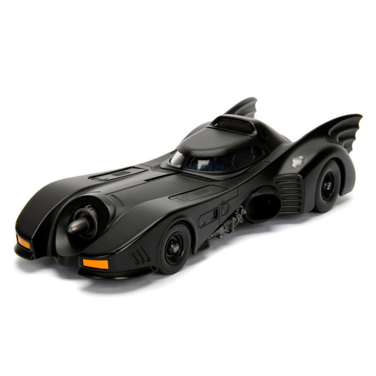 Jada toys - batman en batmobile 1989 - schaal 1:24 - die-cast - vanaf 8 jaar - speelgoedvoertuig